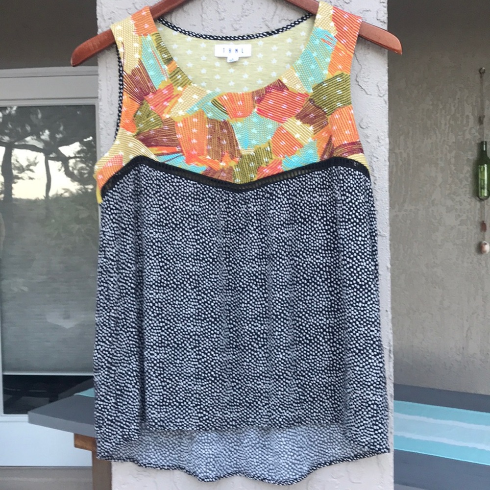 THML tank top with embroidered detail. Size small.